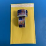 American flag laser sticker, sealing sticker, decorative gift box adhesive sticker